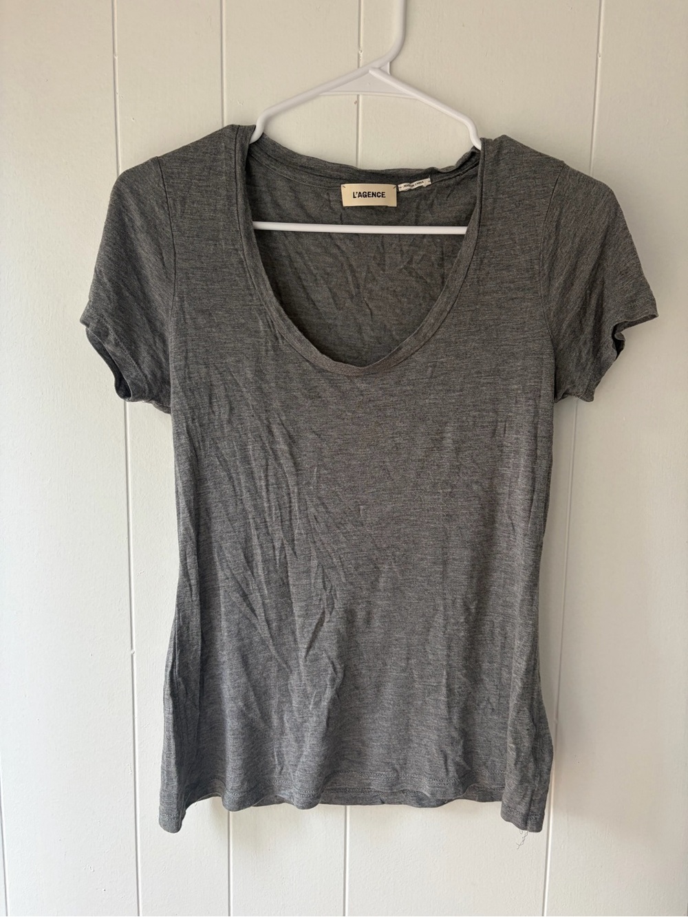L’agence gray tshirt small